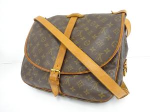 LOUIS VUITTON モノグラム ソミュール35 ショルダーバッグ M42254 AR0914